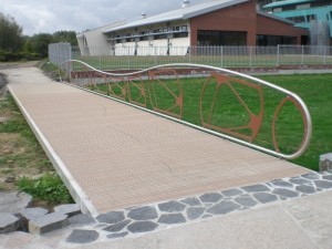 Aluminium footbridge