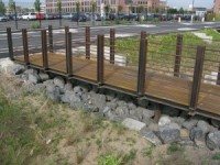 Corten steel gangways