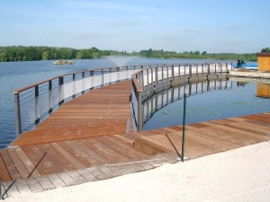 Passerelle flottante