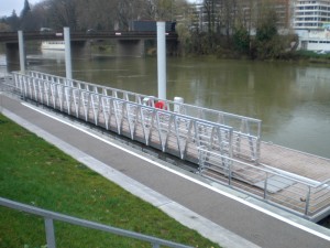 Passerelle adaptée PMR